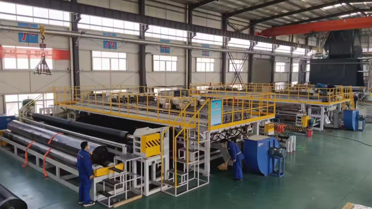 Shandong Yibo Yangguang Engineering Materials Co., Ltd. Produktionslinie des Herstellers
