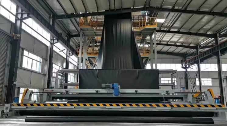 Shandong Yibo Yangguang Engineering Materials Co., Ltd. Produktionslinie des Herstellers